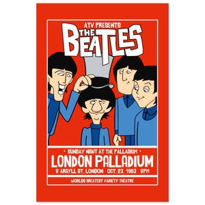 The Beatles London Palladium - Etsy