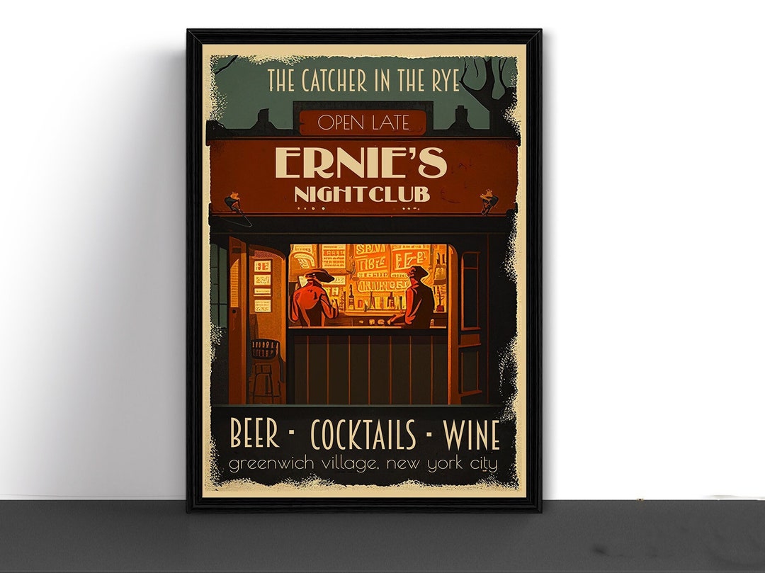 The Catcher in the Rye Ernie's New York City Travel Style