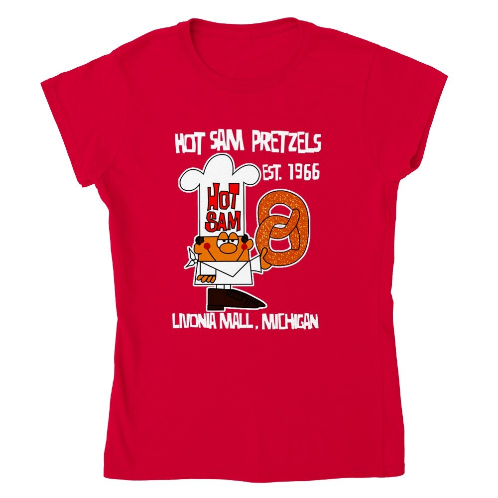 Hot Sam's Pretzels Established 1966 Retro Women's Etsy