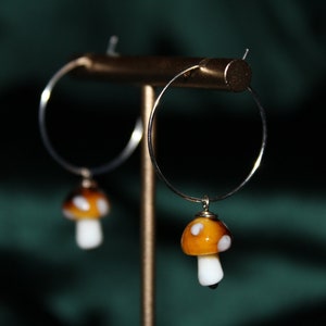 Mushroom Earrings