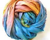 10YD KITE TAIL Sari Silk Ribbon Bundle Journal Sari Silk Ribbon Bundles,Sari Tassels,Sari Wall Decor,Sari Dream Catcher Streamers