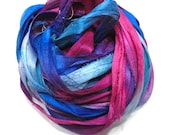 10YD RINGMASTER Sari Silk Ribbon Bundle Journal Sari Silk Ribbon,Sari Tassels,Sari Wall Decor,Sari Dream Catcher Streamers