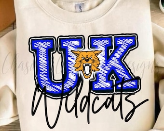 UK Wildcats PNG: School Spirit Design (Digital Download)