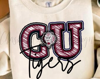 Campbellsville University Tigers PNG: School Spirit Design (Digital Download)