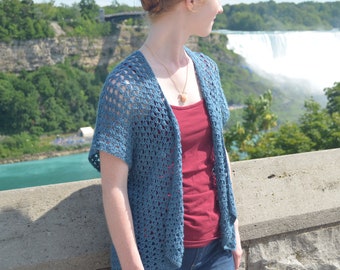 Cardigan Crochet Pattern — lace cardigan pattern, crochet summer cardigan, beginner cardigan pattern, easy top pattern, crochet top pattern
