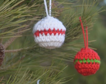 Crochet Christmas Ornaments—Christmas crochet pattern, Christmas ornament pattern, crochet Christmas decoration, crochet Christmas ball