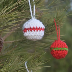 Crochet Christmas Ornaments—Christmas crochet pattern, Christmas ornament pattern, crochet Christmas decoration, crochet Christmas ball