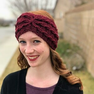 PDF Crochet Pattern: Alicia Ear Warmer Crochet Pattern, Crochet ...