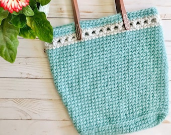 Cielo Bag Crochet Pattern — crochet purse pattern, crochet handbag pattern, easy crochet bag, bag crochet pattern, crocheted purses