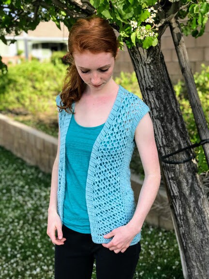 Summer Breeze Vest Crochet Pattern Women's Crochet Summer - Etsy