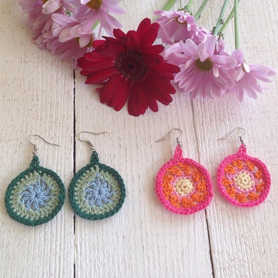 Etsy crochet earrings store