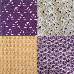 Easter Crochet Stitch Patterns — crochet stitch dictionary, lace stitch patterns, easy crochet stitches, crochet openwork stitch