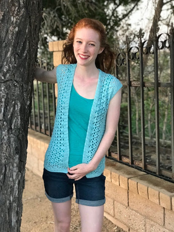 Summer Breeze Vest Crochet Pattern 