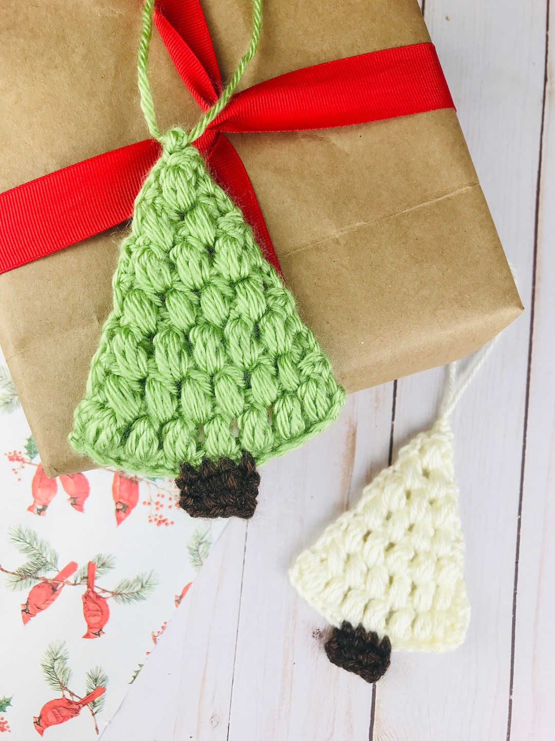 Crochet Flat Christmas Tree Pattern Crochet Christmas Tree Ornament Pattern Instant PDF Download