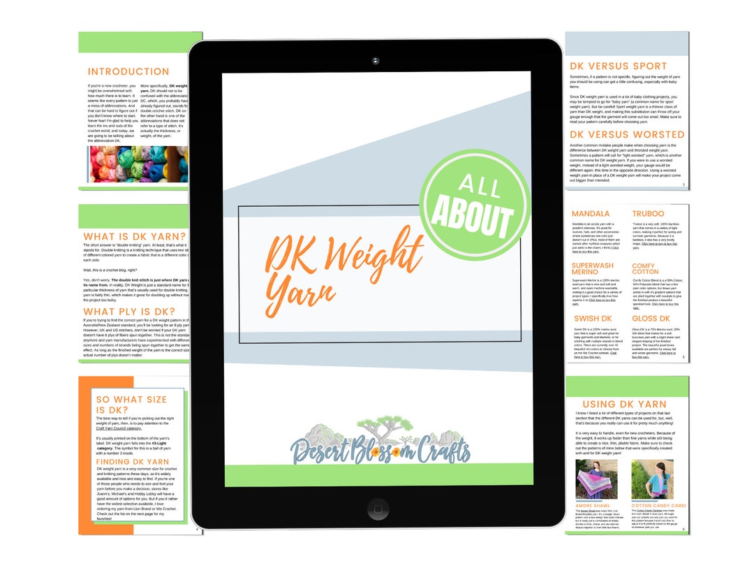 DK Weight Yarn Ebook What Is Dk Weight Yarn Where To Find Etsy