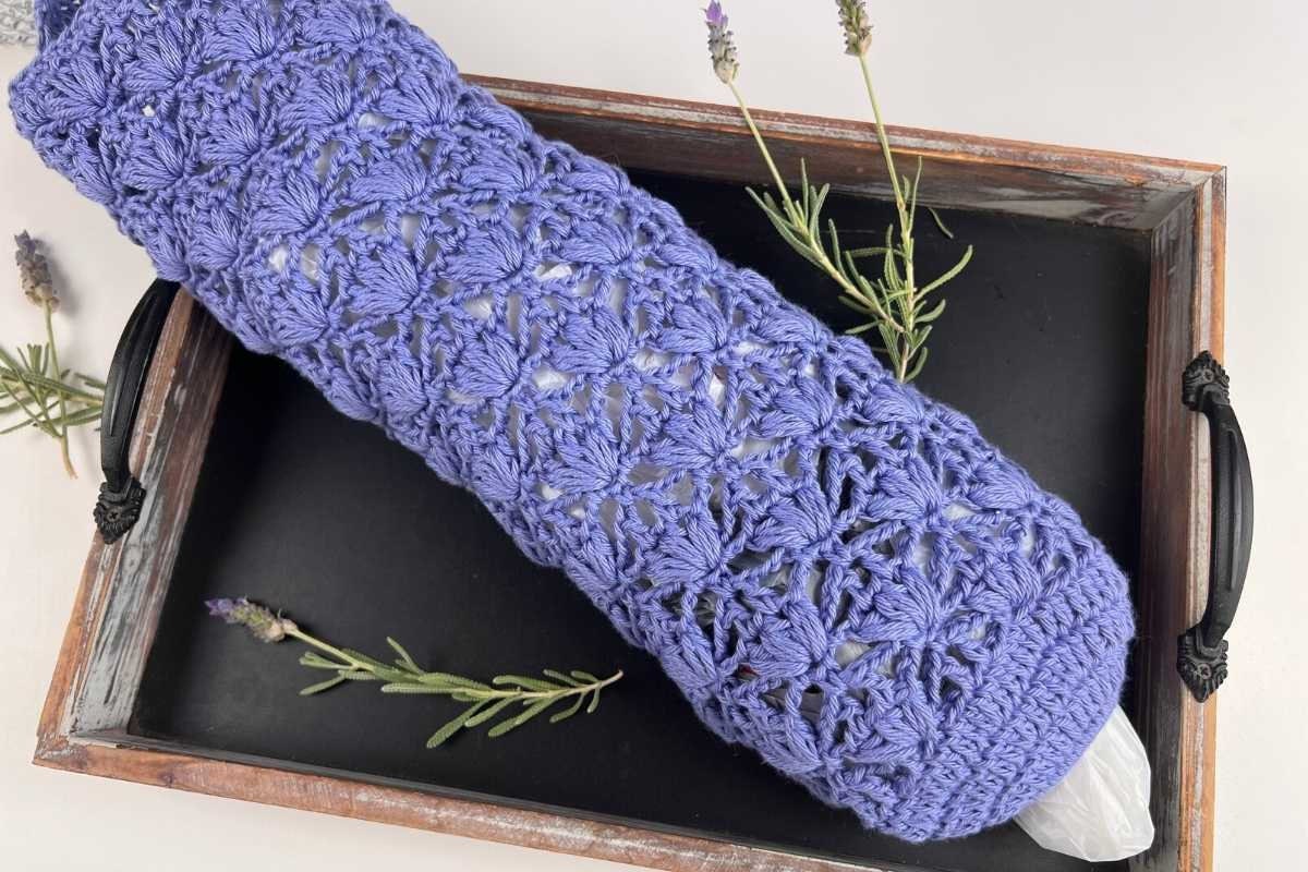 Crochet Bag Holder Pattern | Plastic Bag Organzier | Grocery Bag Holder Kitchen Decor | PDF Download