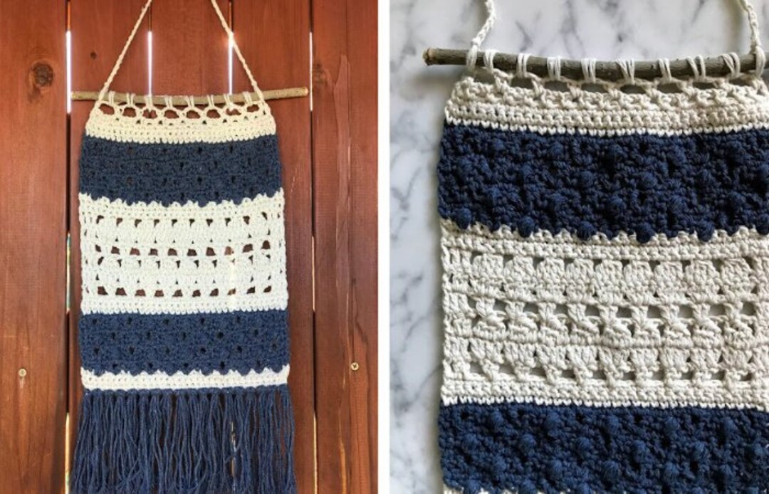 Boho Crochet Wall Hanging, Crochet Home Decor, Crochet Wall Hanging