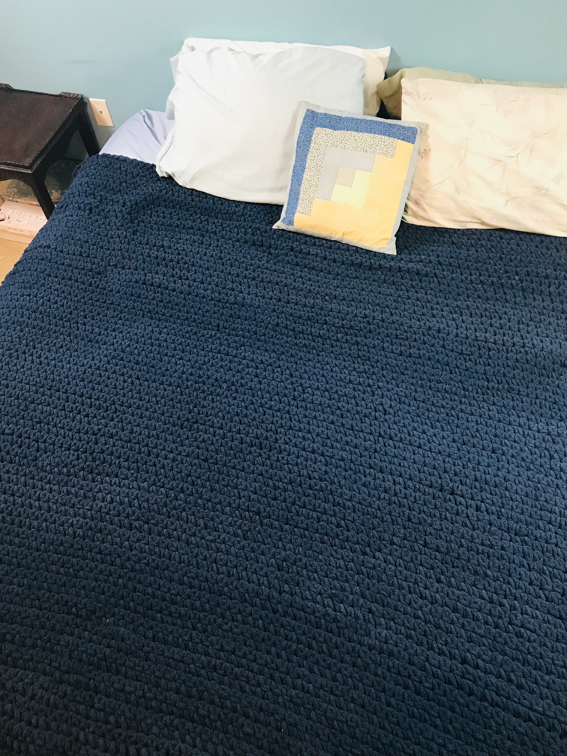 MEN'S CROCHET BLANKET Pattern / Beginner Crochet Blanket Etsy