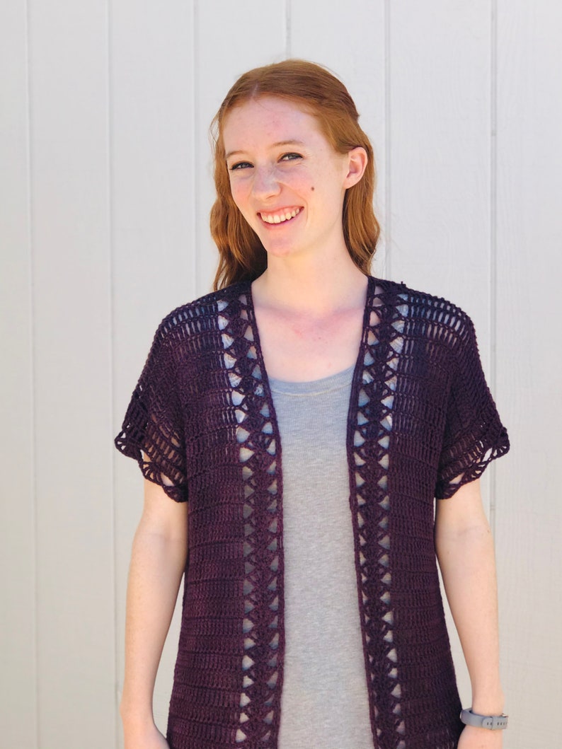Midsummer Cardigan Lacy & Lightweight Summer Cardigan Crochet Pattern for Women PDF DOWNLOAD image 6