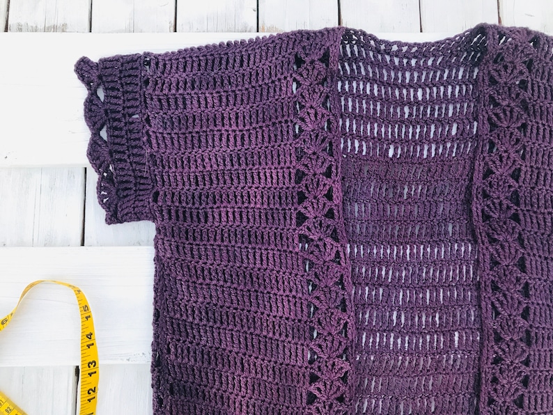 Midsummer Cardigan Lacy & Lightweight Summer Cardigan Crochet Pattern for Women PDF DOWNLOAD image 5
