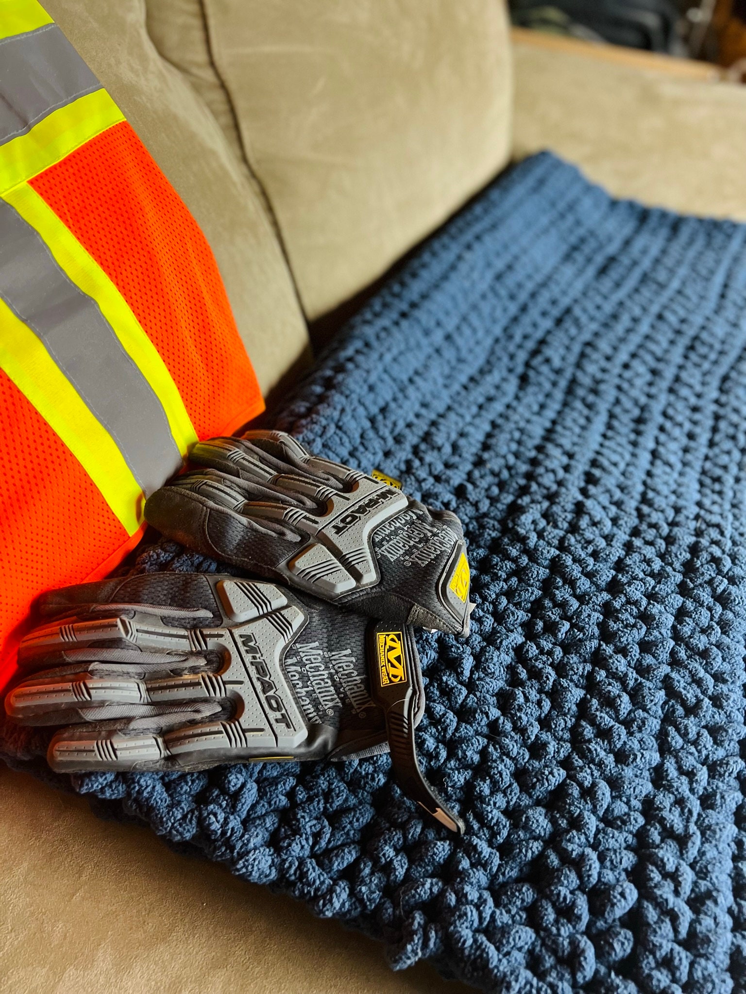 MEN'S CROCHET BLANKET Pattern / Beginner Crochet Blanket Etsy