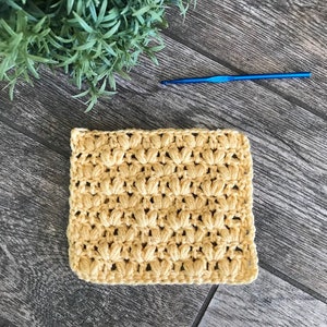 Unique Crochet Puff Stitch Patterns — fall crochet patterns, puff stitches, Thanksgiving crochet stitches, crochet stitch dictionary image 4