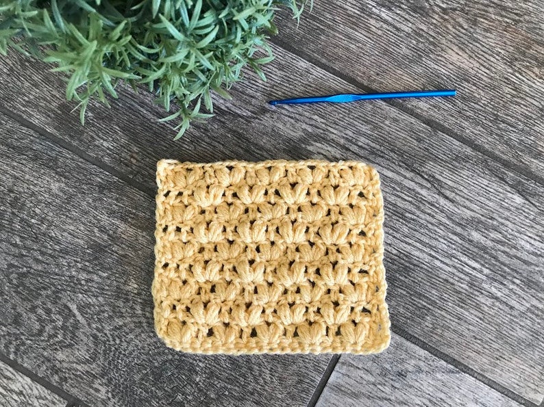 Unique Crochet Puff Stitch Patterns — fall crochet patterns, puff stitches, Thanksgiving crochet stitches, crochet stitch dictionary image 4