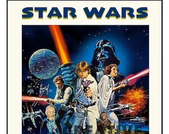 1983年スターウォーズ「ジェダイの帰還」映画ポスター - オリジナル
