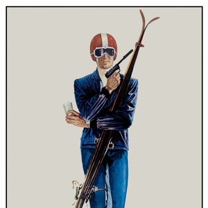 Descarga de póster de "Al servicio secreto de Su Majestad", póster imprimible de Bond italiano, póster de James Bond, impresión de la película de James Bond, James Bond instantáneo