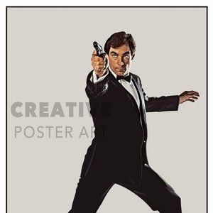 The Living Daylights Poster Download, 007 Bond druckbares Poster, James Bond Poster,James Bond Film Druck, James Bond Sofort Poster