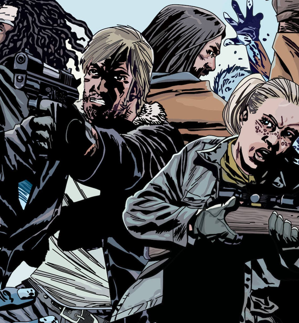 La copertina del fumetto The Walking