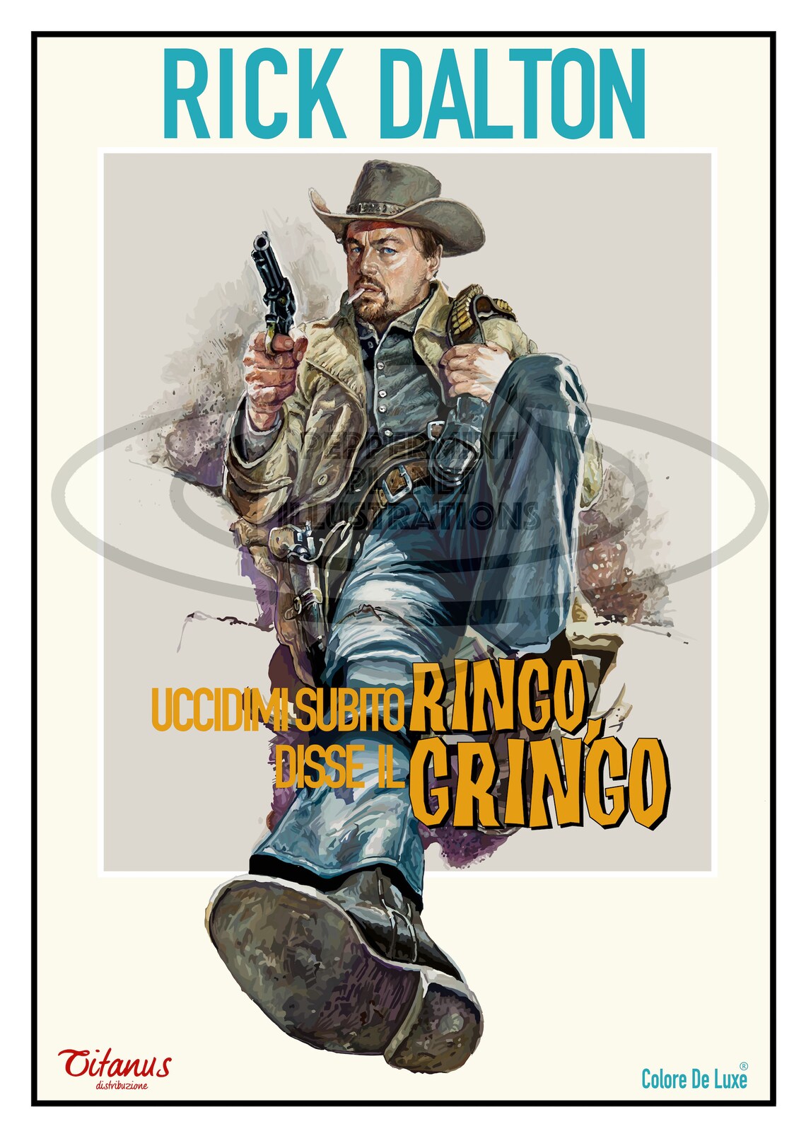 Rick Dalton Movie Poster Set Printable Download Rick Dalton Etsy