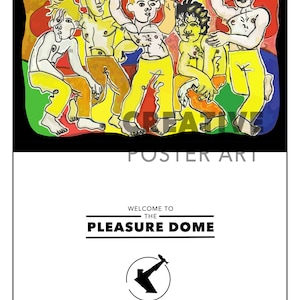 Frankie Goes to Hollywood &#39;Welcome to the Pleasuredome&#39; Poster (Digital Download)