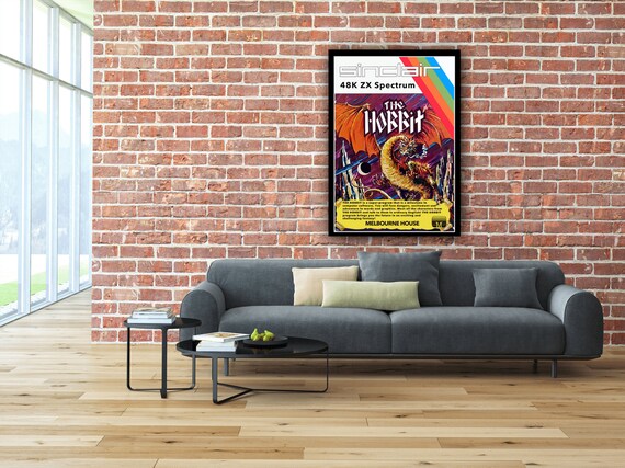 The Hobbit Poster Download, ZX Spectrum Game, the Hobbit Printable