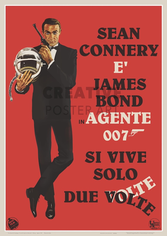007は二度死ぬ』イタリア版映画ポスター – ジェームズ・ボンド アート