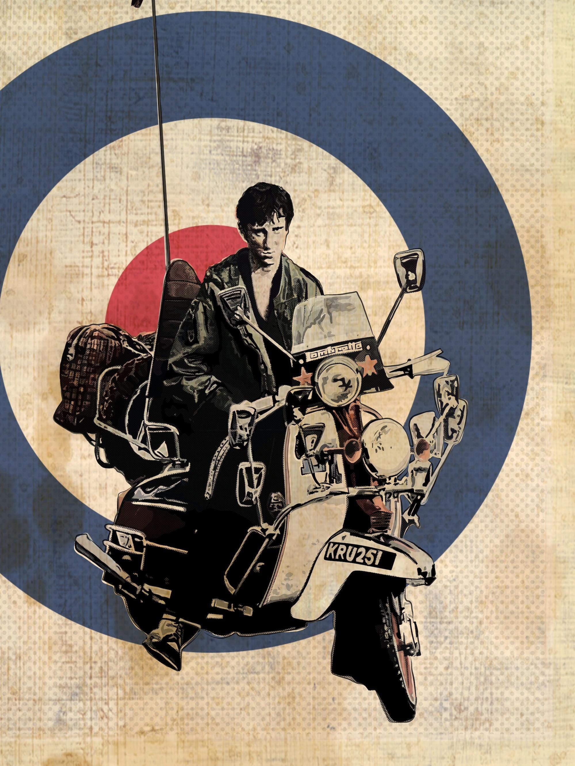 Quadrophenia Distressed Poster, Quadrophenia Poster,home Quadrophenia Distressed Poster, Quadrophenia Poster,home