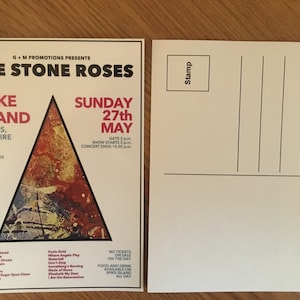 Postal de Spike Island/Stone Roses / Postal de Spike Island, Decoración del hogar, Mini impresión de Spike Island, Postal de Stone Roses