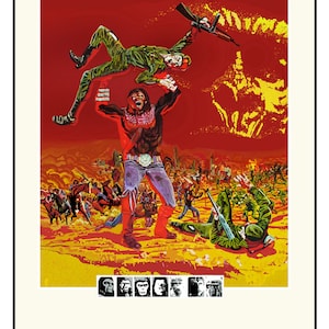 Battle for the Planet of the Apes Poster, Movie Poster Download,  of the Apes Printable Wall Art, Hand Drawn Artwork, Wall Art