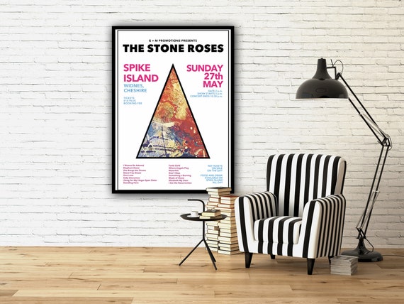 ⭐️ Spike Island Poster, Stone Roses Poster Print, Spike Island