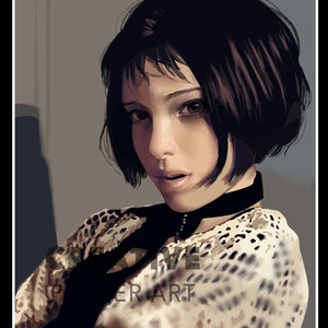 Mathilda Portrait Poster: Leon Movie Art Print