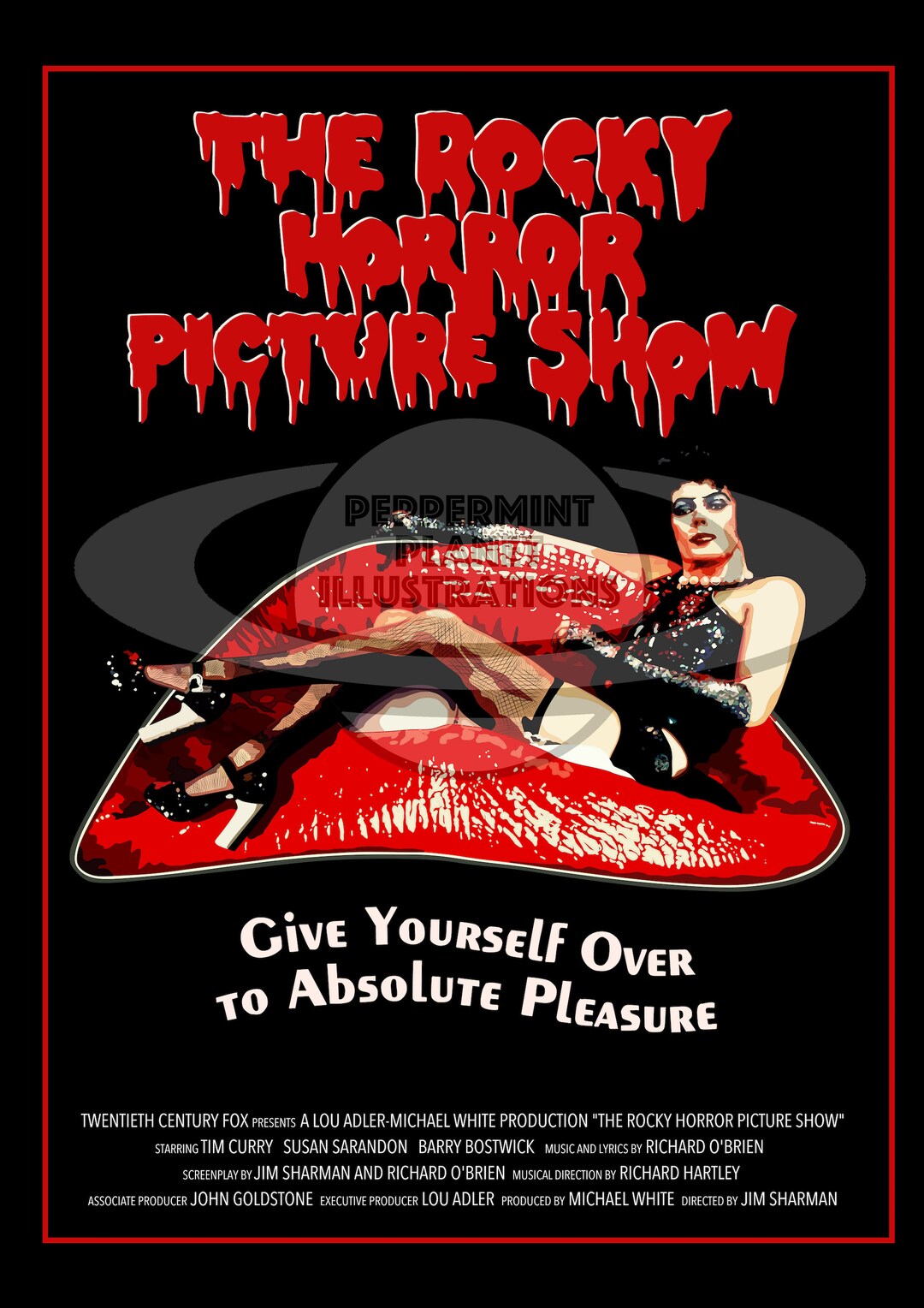 Movie Poster Rocky Horror Picture Show Printable Download Etsy