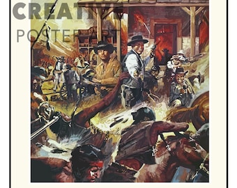 Rick Dalton Movie Poster: Red Blood - Once Upon A Time In Hollywood Art