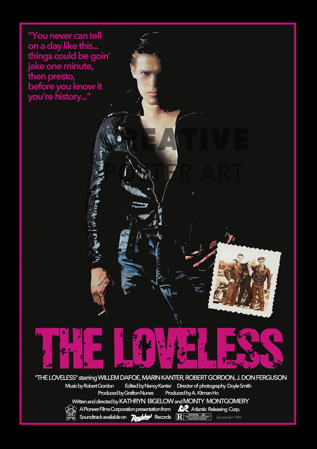The Loveless Movie Poster: Hand-drawn Wall Art (digital Download