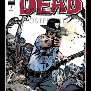 Walking Dead Poster Printable | Walking Dead Printable Wall Art, Home Decor, Gift Idea, Walking Dead Instant Download, Hand Drawn Artwork