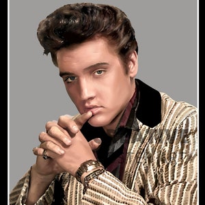 Poster di Elvis Presley, Fan Art di Elvis Presley, Decorazioni per la casa, Idee regalo, Stampa di Elvis Presley, Ritratto di Elvis Presley, Rock and Roll