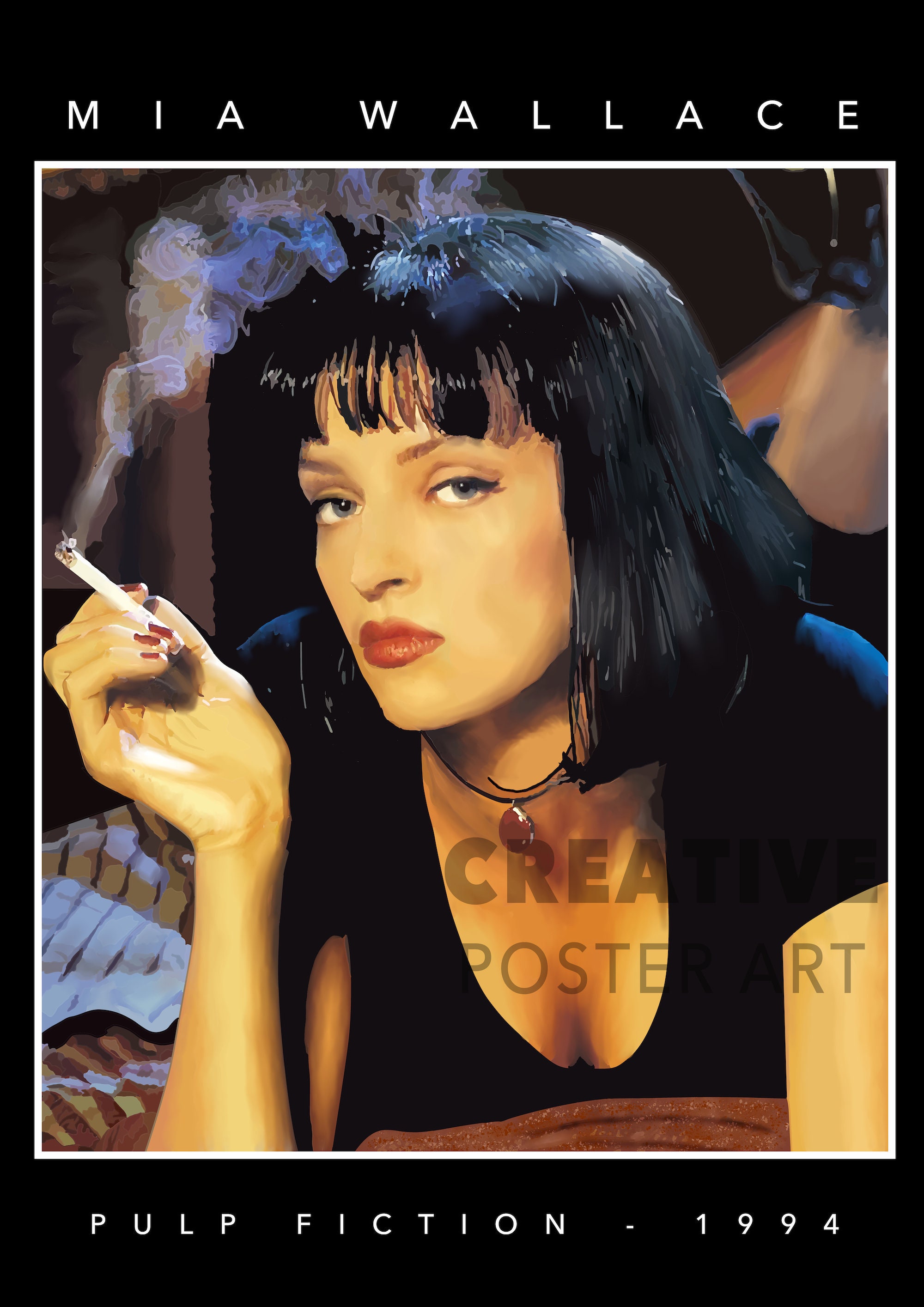 Mia Wallace from Pulp Fiction Poster
