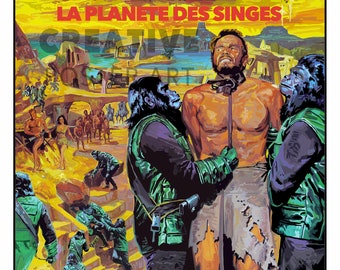 Planet of the Apes French Edition Movie Poster Print