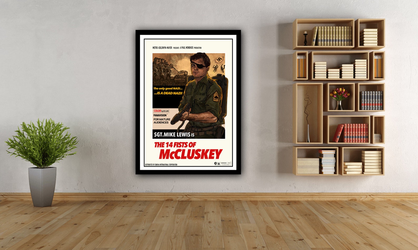 The 14 Fists of Mccluskey Poster, Rick Dalton Poster, Rick Dalton Movie