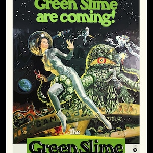 The Green Slime Movie Poster: Sci-Fi Film Print