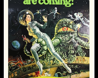 The Green Slime-filmposter: scifi-filmafdruk